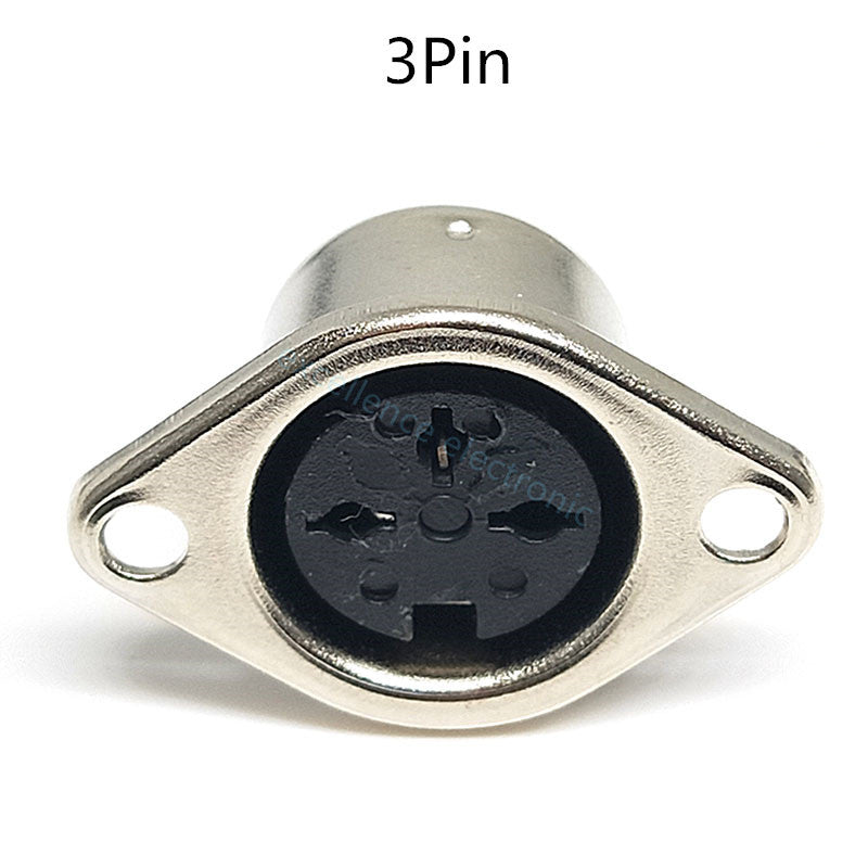 5/10Pcs Keyboard Socket DIN S Terminal Connector Female Jack Mount Adapter 3P 4P 5P 6P 7P 8P Computer MIDI Cable Solder Adapter