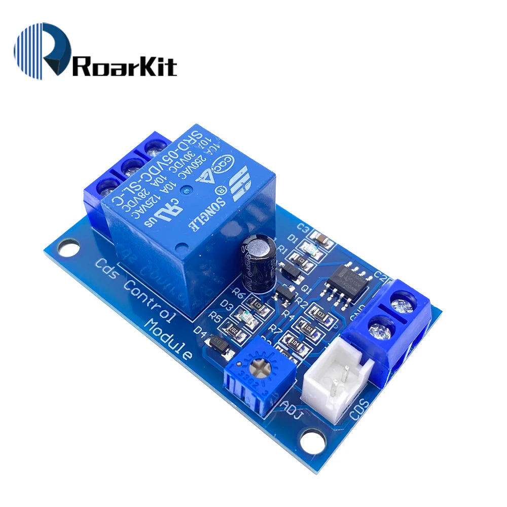 XH-M131 DC 5V / 12V Light Control Switch Photoresistor Relay Module Detection Sensor 10A Brightness Automatic Control Module