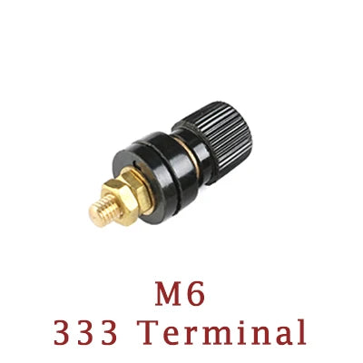 2pcs/1pc 6MM 8MM Full Copper Posts Brass Terminal Blocks Power Supply Terminals M6 M8 Welding Machine Inverter Post Connector