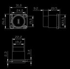 Waterproof D Type Chassis Connector,Type C Female to Female USB-C Converter Adapter Type-C Panel Mount DIY Jack with Dust Cover