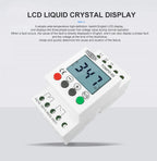 TOMZN 3 Phase Din Rail Adjustable Under Over Voltage Protector Voltage Monitoring Sequence Protection Relay