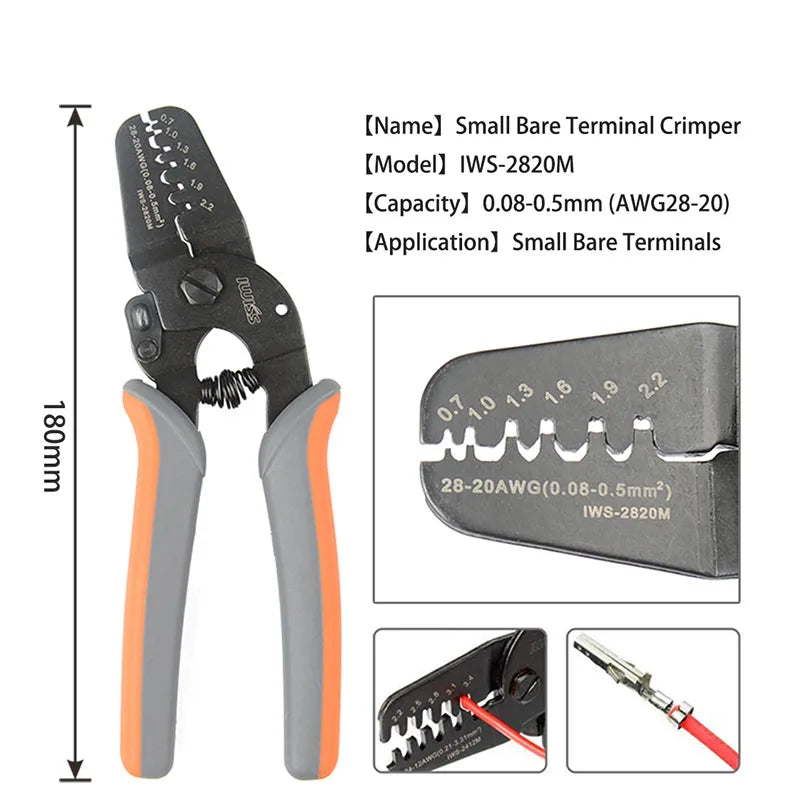 Crimping Tool Pliers JST XH-2.54 Crimping pliers for JST 2.54 2510 Connectors With Connector plug + needle +socket Header