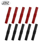JZDZ 10pcs 4mm Banana Socket Female Adapter Extension Insulated Banana Plug Coupler Connector J.20009