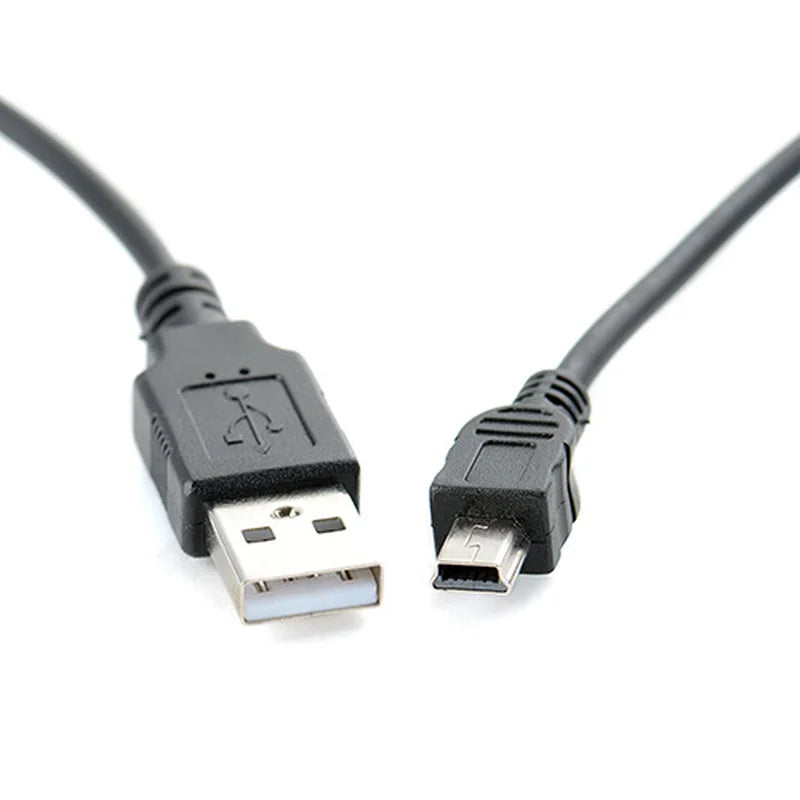 Universal Mini USB 5 Pin Date Cable 5Pin Charging Charger Cord Cables for MP3 MP4 Player Camera Navigation driving recorder 5m