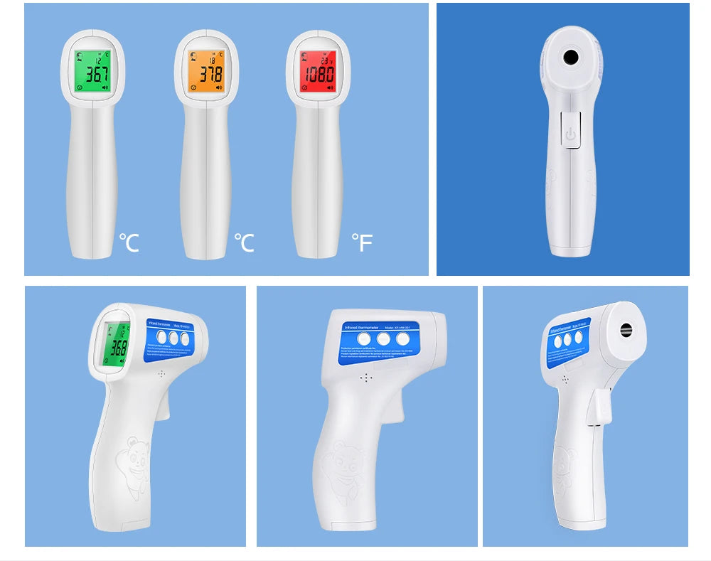 Cofoe 2 in 1 Digital Forehead & Ear Thermometer Non-Contact Medical Thermometer Baby/Adult  ±0.1℃ Temperature precise Measure