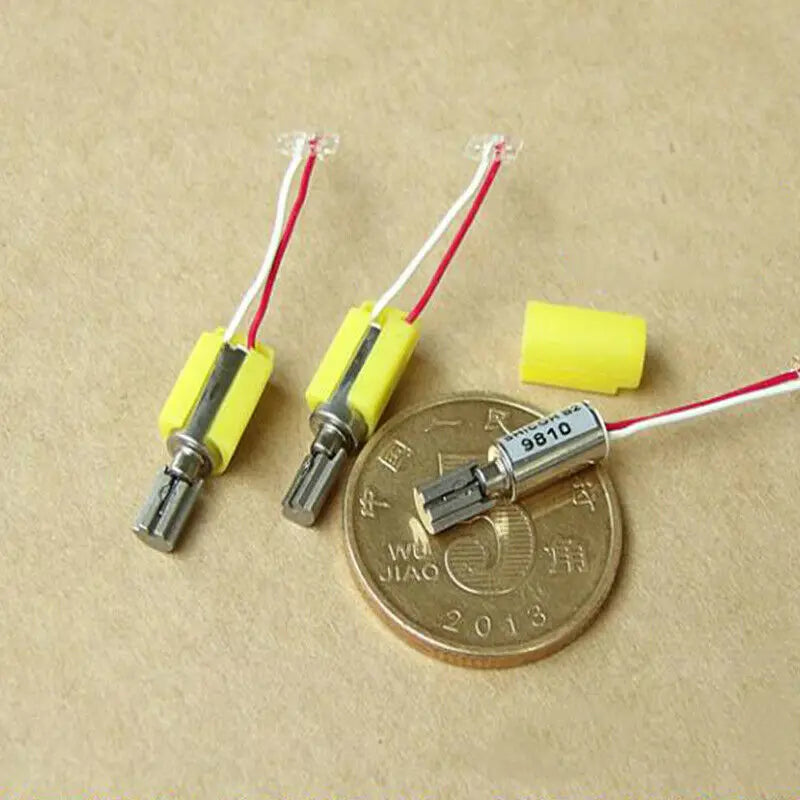DC 3V-3.7V Micro Mini Coreless Motor Five-pole 5 Pole Vibration Tiny 4*8mm Electric Motors Vibratot for  Smart Watches