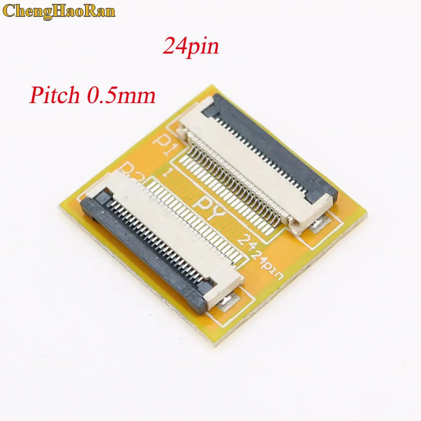 ChengHaoRan 1pc FPC FFC Flexible Flat Cable Extension Board 0.5 Pitch 6pin 10pin 12pin 24pin 30pin 40pin 50pin 60pin Connector