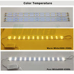 LED PCB 4W 6W 8W 220-520mm Length Bar Strip SMD5730 Aluminum Lamp Plate Ceiling/Tube Light Retrofit Ofiice Source Board Replace