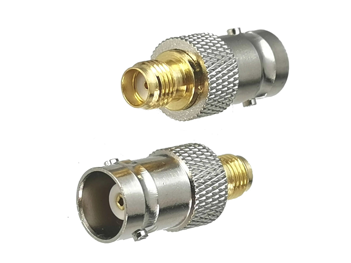 1pcs Connector Adapter SMA Female Jack to BNC Female Jack RF Coaxial Converter Straight New FJH-10