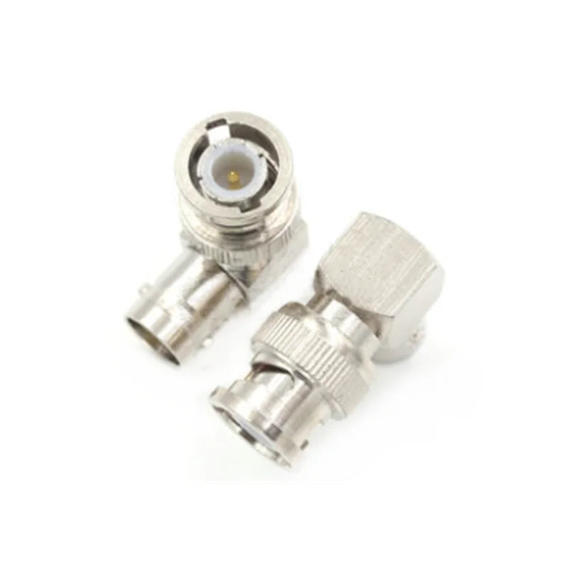 RF Coaxial Cable Adapter L-shaped BNC Male to Female 90 Degree Right Angle Connector 4.