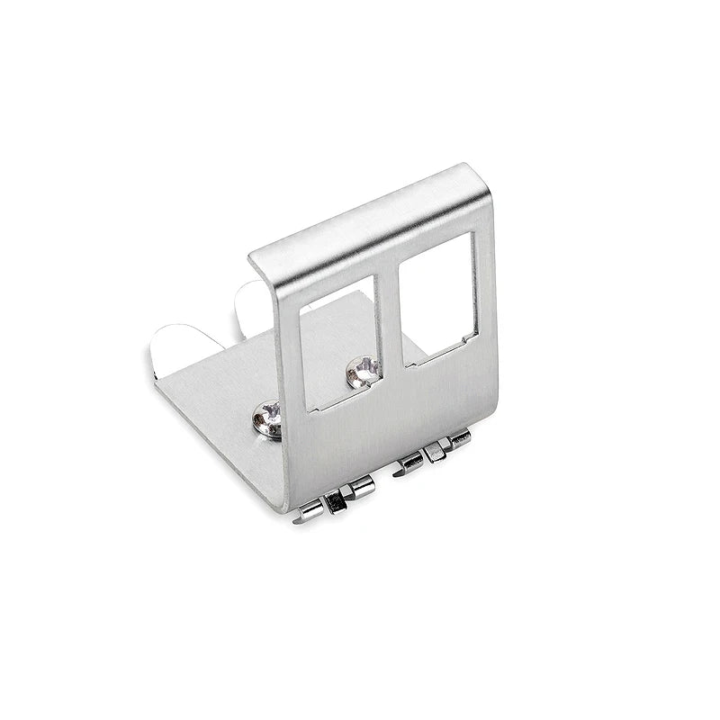 Linkwylan Keystone Frame Holder for DIN Rail Mounting Plate Electrical Distribution Box DIN-Rail Adapter 1/2/3/4/8-Ports