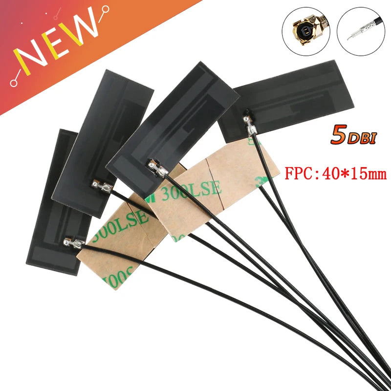 5PCS/1PC 5DBI Built IN Circuit Board FPC Antenna GSM/GPRS/CDMA/WCDMA TDSCDMA 2G 3G 4G LTE IPX IPX/U.FL Connector RG1.13