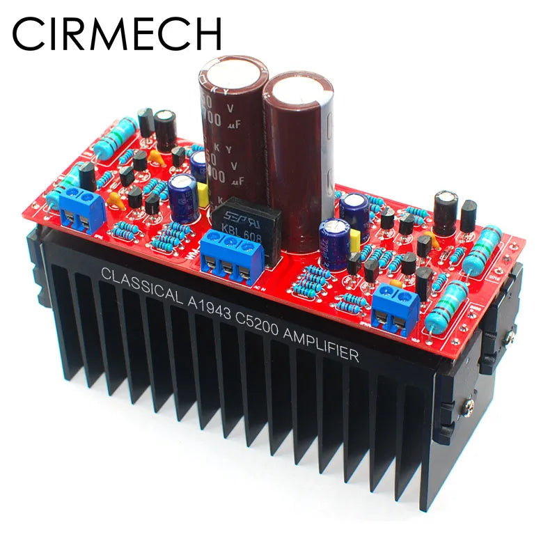 CIRMECH JAPAN TOSHIBA TTA1943 TTC5200 Transistors Class AB Stereo Amplifier Max Power 80W Per Channel
