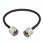 JX Store RF Coaxial Cable UHF Male to Male Connector UHF PL259 Male to UHF Male PL259 RG58 Pigtail Cable 30cm-20m