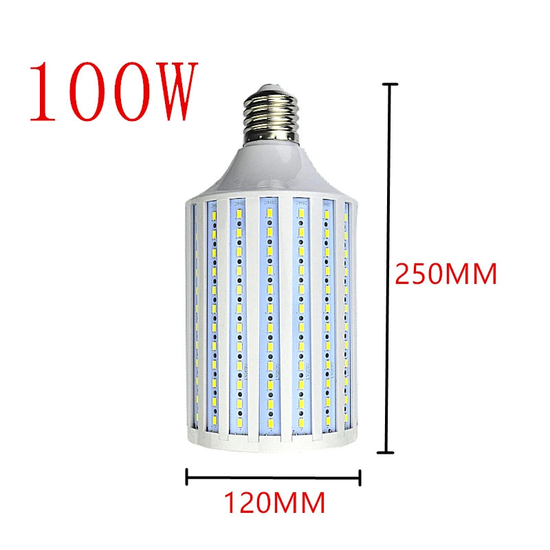 LED Bulb Lamp E14 B22 E27 E26 E39 E40 5730 Corn Spot Light 25W 30W 40W 50W 60W 80W 100W Lampada 110V 220V Cold Warm White Lights