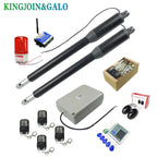 200kg-300kg Swing Gate Linear Actuator Motors Kit with Push Button Photocell Alarm Lamp (GSM Module Keypad Optional)