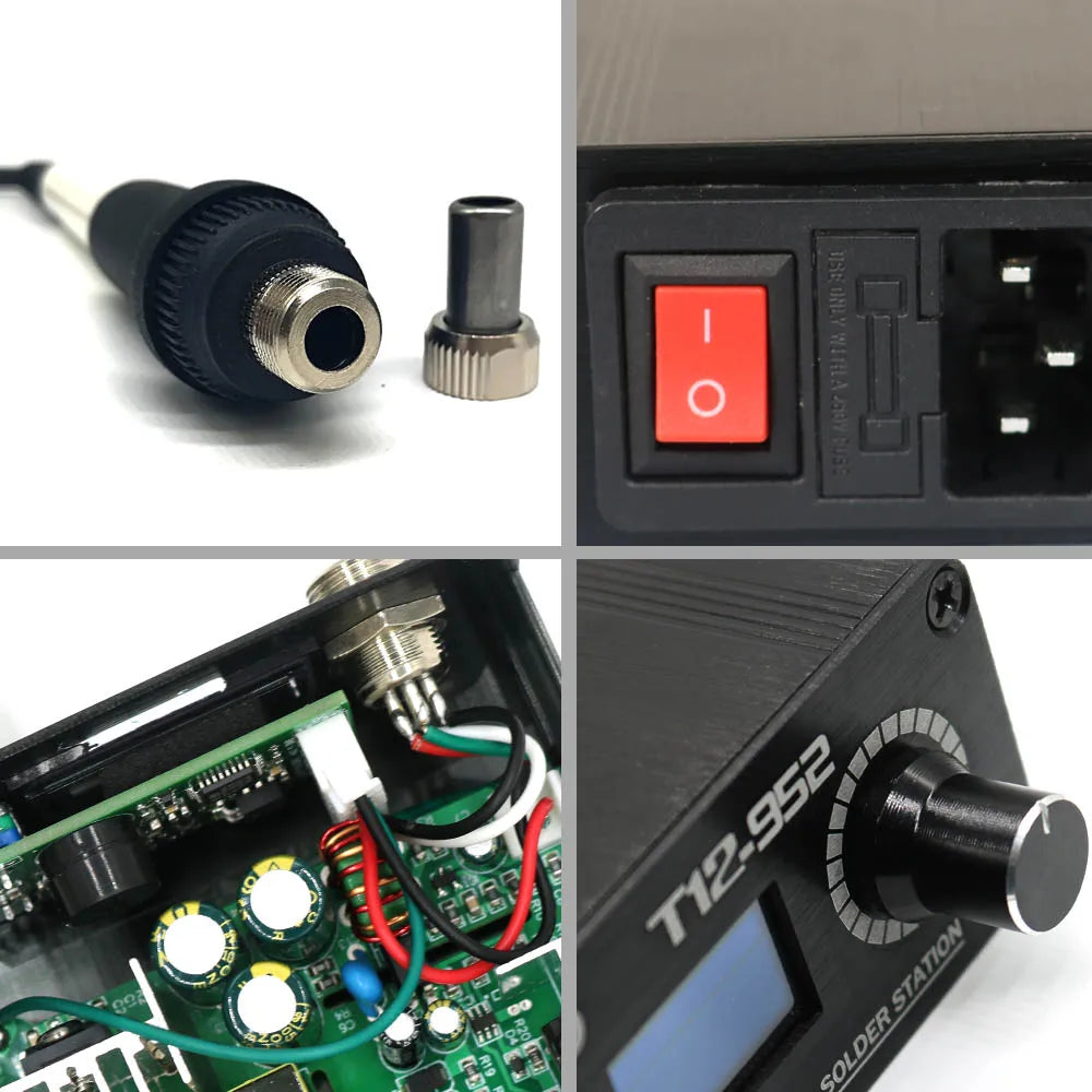 Quick Heating T12 soldering station electronic welding iron 2020 New version STC T12 OLED Digital Soldering Iron T12-952 QUICKO