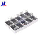 diymore 5PCS/Lot 0.56" 7 Segment 1 Bit Red LED Digital Display Common Anode / Common Cathode LED Digital Tube Red for Arduino