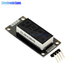0.36 Inch 0.36" 4/6-Digit Red/Green/Yellow/Blue/White LED Digital Display Tube Decimal 7 Segments TM1637 Module For Arduino