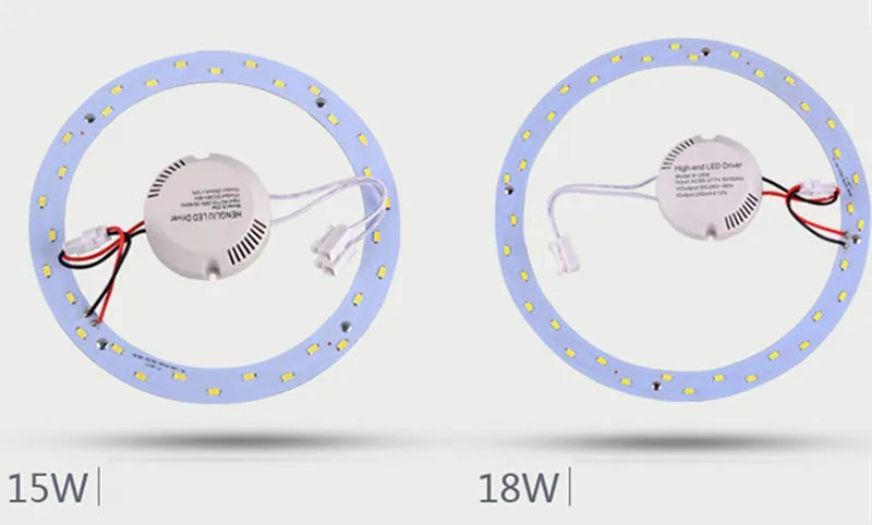 6W 12W 15W 18W 24W 36W 80W 100W LED Ring PANEL Circle Light AC220V SMD 5730 LED Round Ceiling Board the Circular Lamp Board
