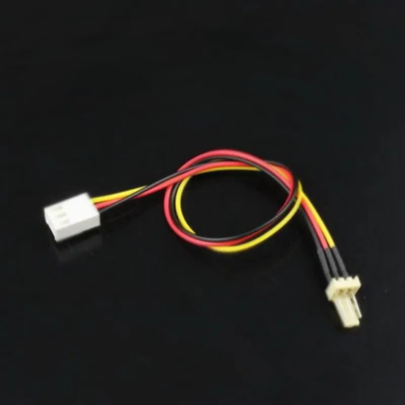 10pcs/20pcs 12V 3-Pin Male to 3-pin Female PC Fan Power Extension Lengthen Cable Fan Resistor Cable