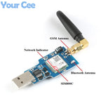 USB to GSM Quad-band GPRS SIM800 SIM800C Module for Wifi Wireless Bluetooth-compatible BLE SMS Messaging With Antenna CH340T