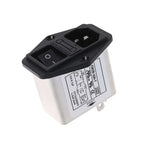 CW2B-10A-T EMI Power Filter Single Phase Socket Line-Conditioner AC 115/250V