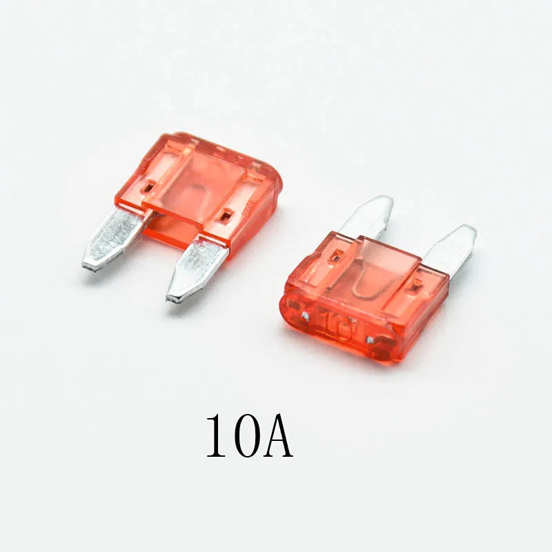 20pcs  5A 7.5A 10A 15A 20A 25 30A AMP Set For Auto Car Truck  Safety fuse Mini Blade Fuse Zinc Alloy and Plastic Material