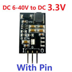 5W DC 6-40V to 3.3V 5V Low Noise 2 in 1 LDO Linear Regulators & DC-DC Buck Converter Module Replace AMS1117 LM317 7805