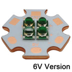 3V / 6V / 12V 3535 4Chips 4-LEDs Infrared IR 850nm 60 Degree High Power LED Emitter with 20mm Copper PCB