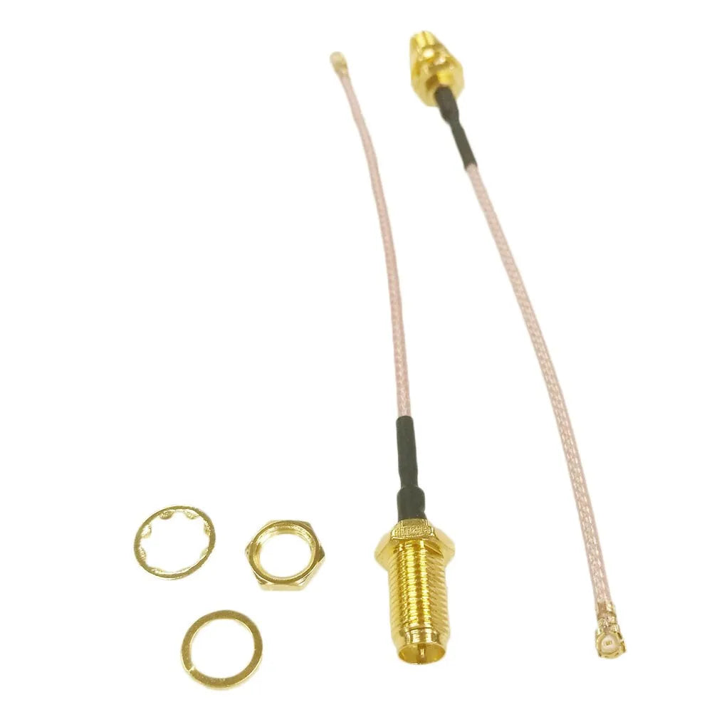1Pcs SMA / RP-SMA Female to U.FL Plug Jack Antenna RG178 RF Pigtail Cable Connector for Wifi Router 5CM 10CM 15CM 20CM 30CM 50CM