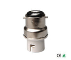 2pcs B22 To BA15D Lamp Base Adapter,BA15D To B22 Light Socket Holder Converter,allow You Install BA15D Lamp Into B22 Socket CE