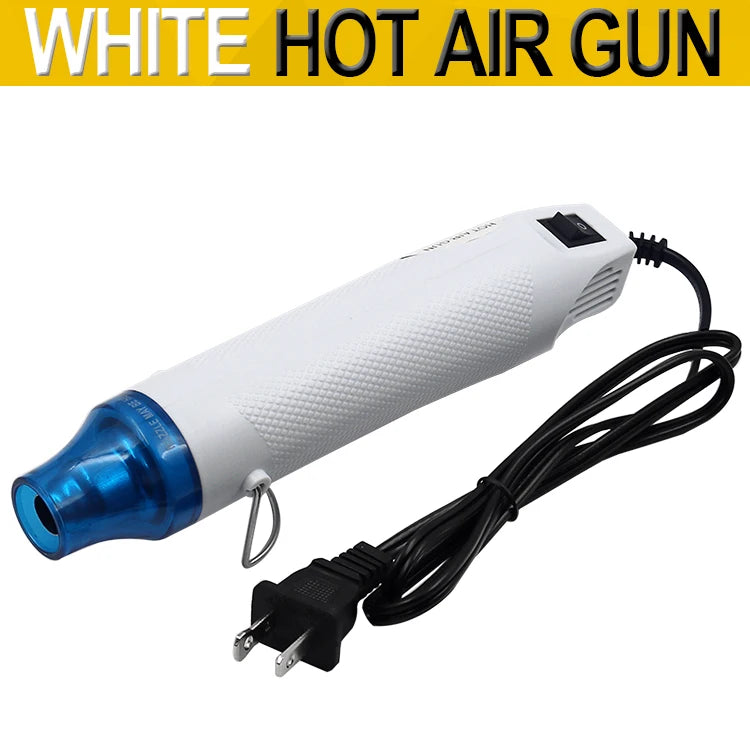 110V DIY Using Heat Gun Electric Power Tool Hot Air 300W Temperature Gun with Supporting Seat Shrink US Plug