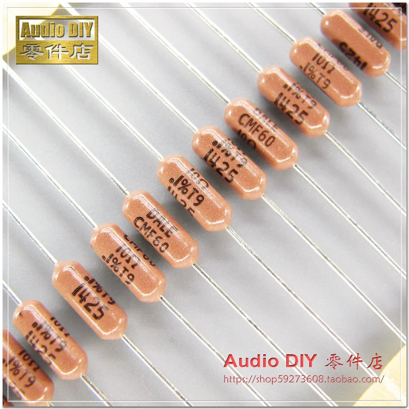 hot sale 10PCS/30PCS DALE CMF60(RN60E) 10R/0.5W 0.1% 25ppm Low Temperature Drift Metal Film Resistors free shipping
