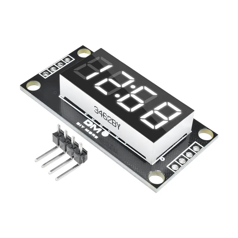 4-Digit LED 0.36" LED Display Tube (decimal) 7-Segments TM1637 Clock Double Dots Module 0.36 Inch For Arduino size 30x14mm