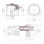 1set GX20 Aviation Connector Male Plug Female Socket Circular Connector 2/3/4/5/6/7/8/9/10/12/14/15 Pin Wire Panel Connector