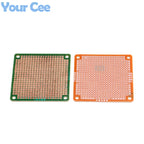 10pcs/1pc 6x6cm DIY Prototype Paper PCB 6*6cm Universal Circuit Board Solderless Breadboard 60*60mm 60x60mm Bakelite Plate