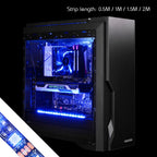 12V 4 Pin RGB Gaming PC Led Strip Light 5050 RGB Tape For Aura Sync MSI Mystic Light Motherboard Control Computer Case Backlight