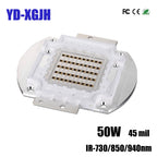 High Power IR Infrared LED Chip 850Nm 940Nm Emitter Light Lamp Matrix for Night Vision Camera 3W 5W 10W 20W 50W 100W 45x45mil