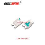 50PCS 1206 850NM (28-30mW) / 940NM (18-20mW) SMD LED 3216 IR 20mA 1.3-1.5v 3.2x1.6mm