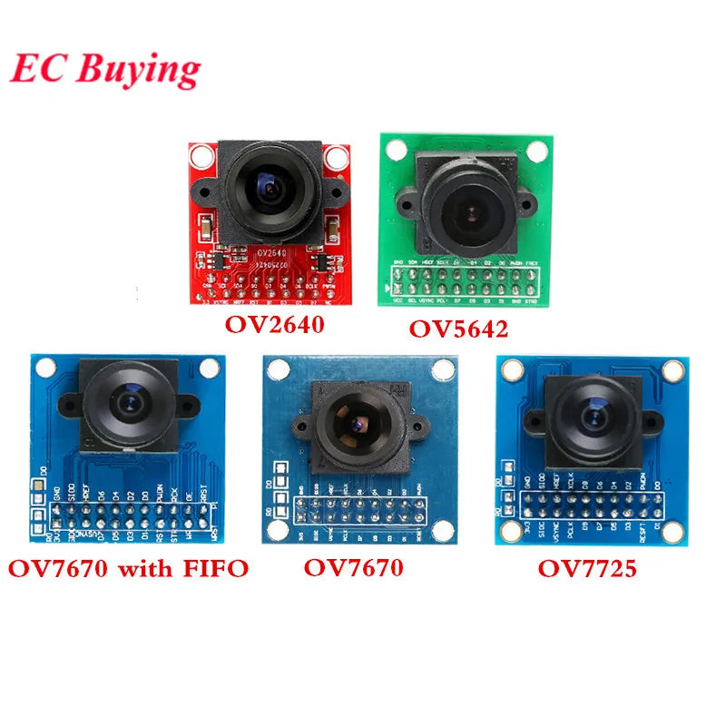Camera Module OV7670 OV7725 OV5642 OV2640 OV7670 with FIFO CAM Module Image Sensor STM32 Supports VGA CIF JPEG 30W For Arduino