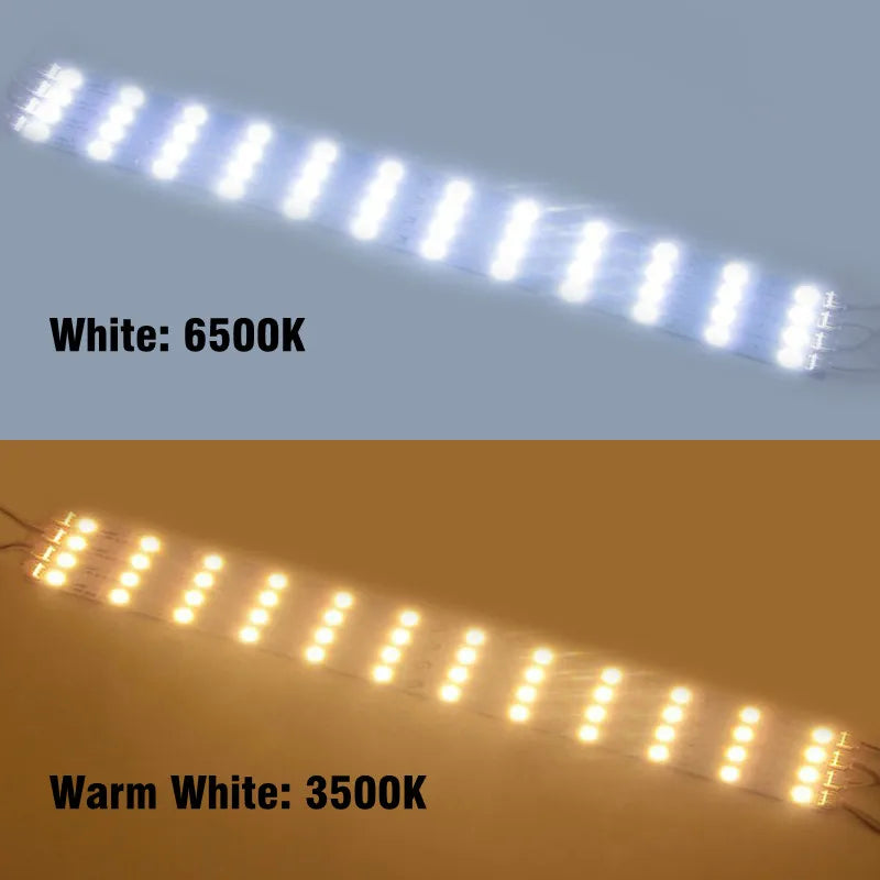 10-50pcs 220V 230V LED Tube Bar Rigid Strip Driverless for T5 T8 Tube 5W 6W 10W AC220V SMD 5730 LED PCB Warm White Light Source