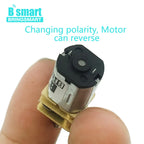 N20 DC Gear Motor 3V 6V 12V With 15-1500RPM Reverse Gearbox CW CCW Control Low Noise Electric Motors Toys DIY Motor Customized