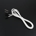 2pcs 3D Printer Parts HT-NTC100K Thermistor Temperature Sensor L 1M For 350 Degrees For Prusa i3 MK2S/MK3/MK3S Hotend Extruder
