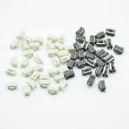 50pcs 3*6*4.3/4.5/5mm Panel PCB Momentary Tactile Tact Push Button Micro Switch 2 Pin DIP Light Touch Keys Keyboard black/White