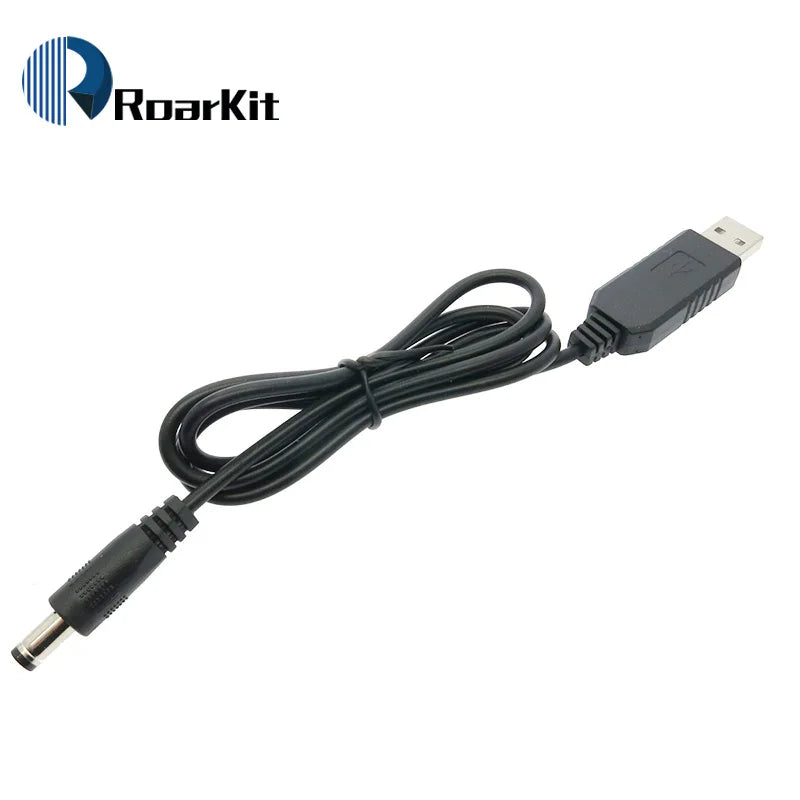 USB Power Boost Line DC 5V to 9V / 12V Step UP Module Converter Adapter Cable 2.1x5.5mm Plug