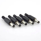 5pcs 10pcs DC female male Power Plug 5.5mm x 2.1mm Male  Female Jack Socket Adapter Connectors Set For DIY Projects Connector