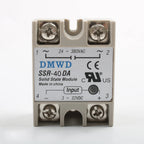 Industrial Solid State Relay SSR DA with Protective Flag SSR-40DA DC control AC Heat sink SSR-10DA SSR-15DA SSR-25DA
