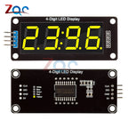 0.56" 7 Segments 4-Digit LED Display Tube TM1637 Clock Double Dots Module 30x14mm for Arduino 5 Color Available