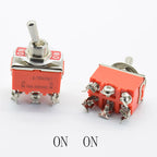 1Pc  Car Metal SPDT SPST P0.05 15A 250V ON OFF ON ON Stainless Steel Waterproof Toggle Swith 12V Heavy Duty Toggle Flick Switch